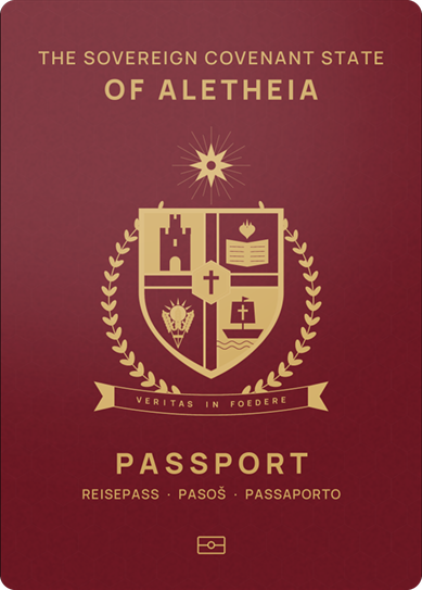 The Sovereign Covenant State of Aletheia Official Biometric Passport